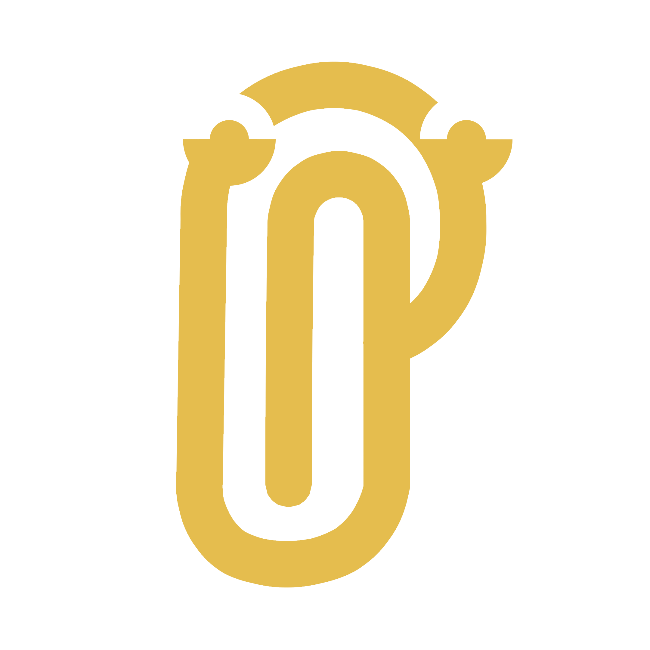 Bildmarke der Clip Awards, das Maskottchen Clippy in Gold