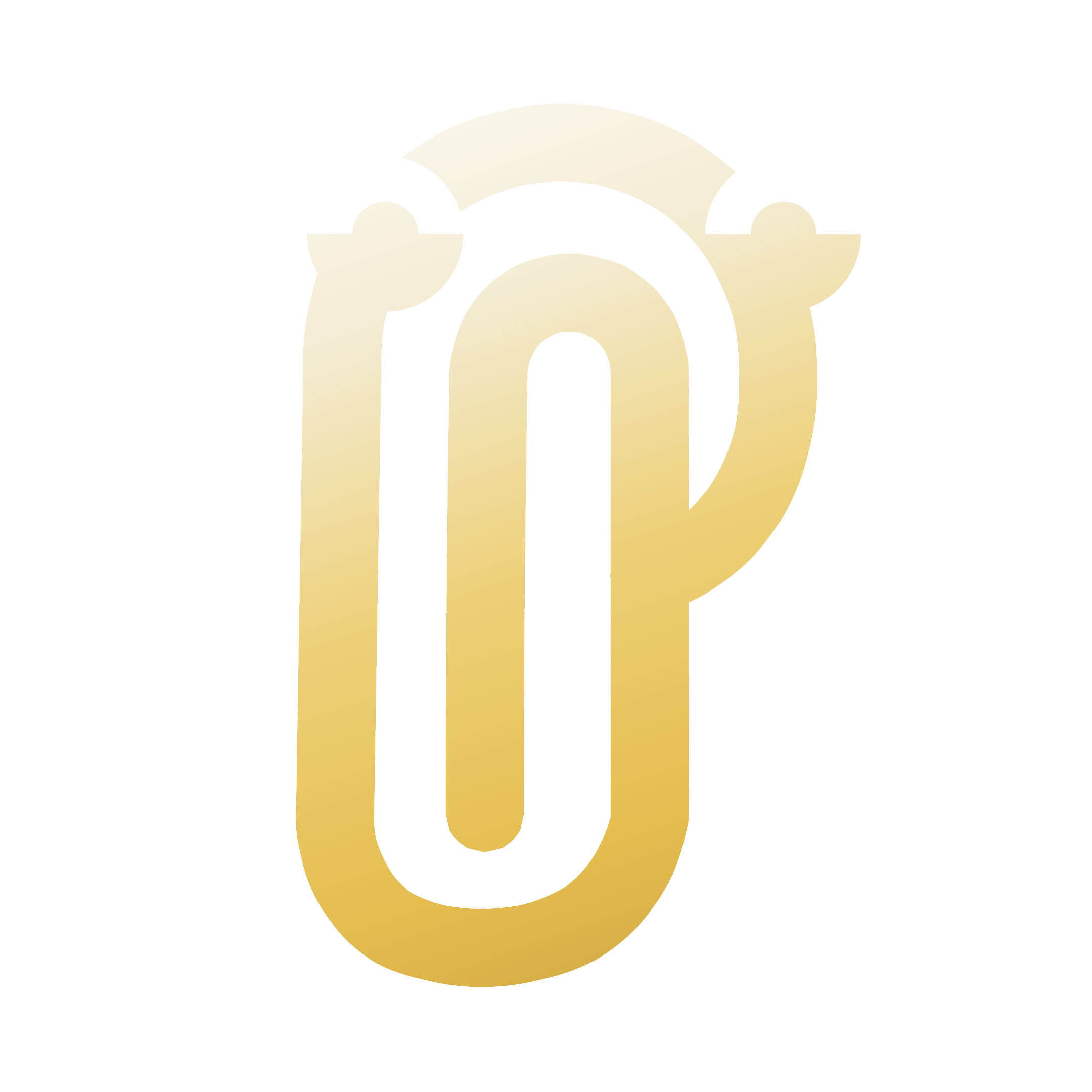 Bildmarke der Clip Awards: das Maskottchen Clippy in Weißgold